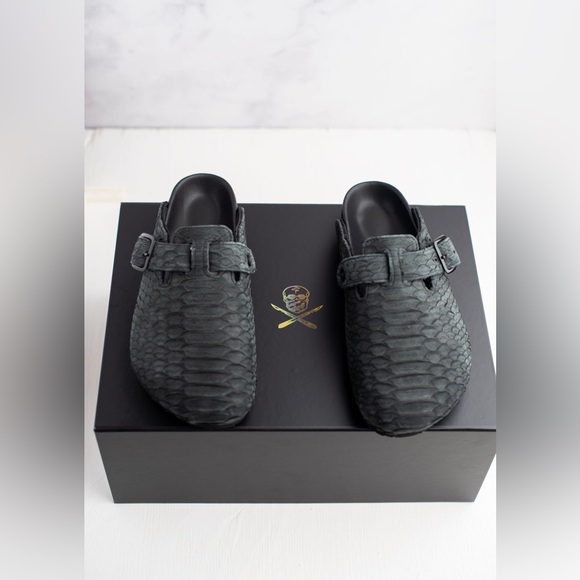 The Shoe Surgeon Luxe Mule Black Python - Picture 10 of 12